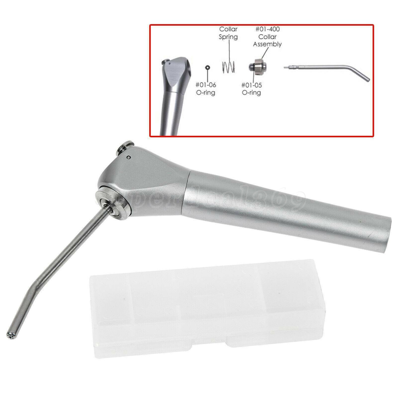 Dental 3-Way Syringe Gun Air Water Spray Handpiece With 2 Nozzle Tip