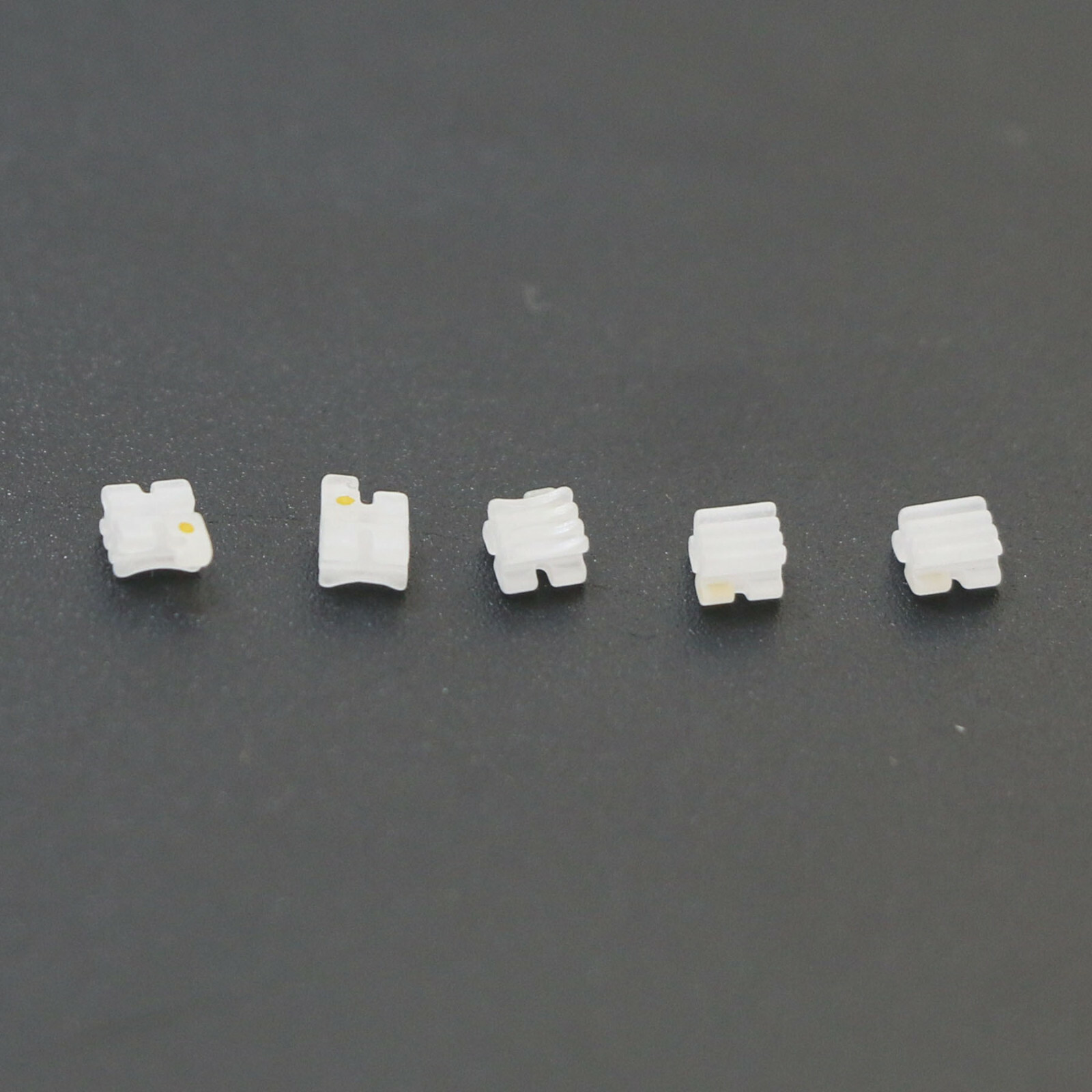 US Dental Orthodontic Ceramic White Clear Brackets Brace Roth 022 3 4 5 Hooks