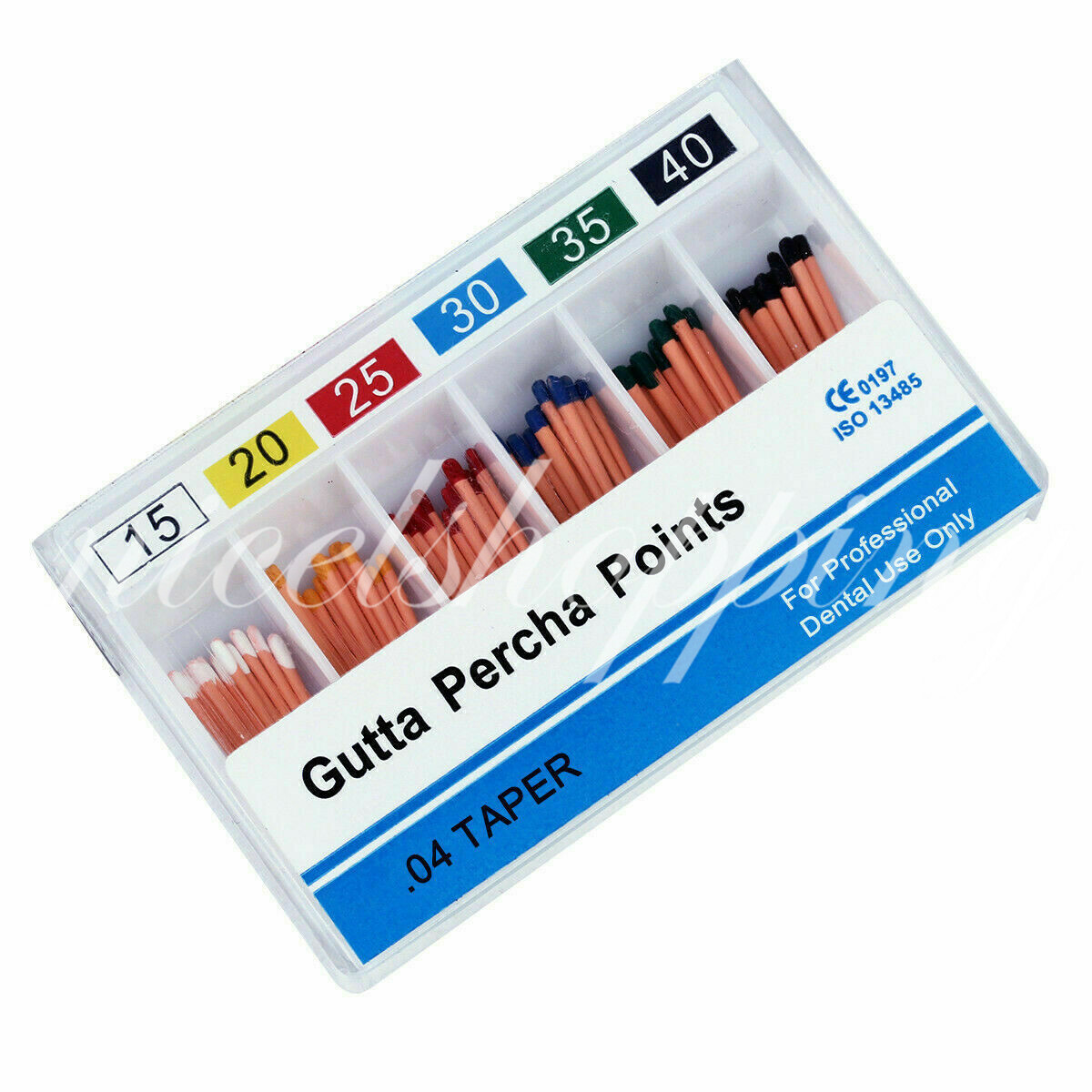 Dental Gapadent Endodontic Absorbent Points Gutta Percha Taper 0.04 Optional