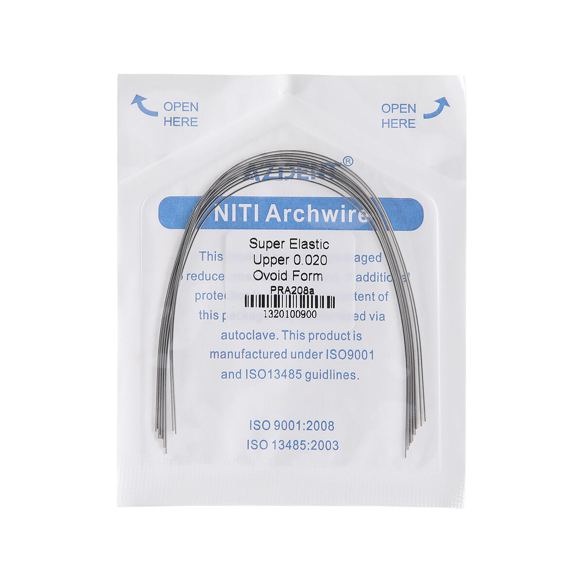 AZDENT Dental Orthodontics Brackets Braces /Super Elastic Niti Arch Wire Round