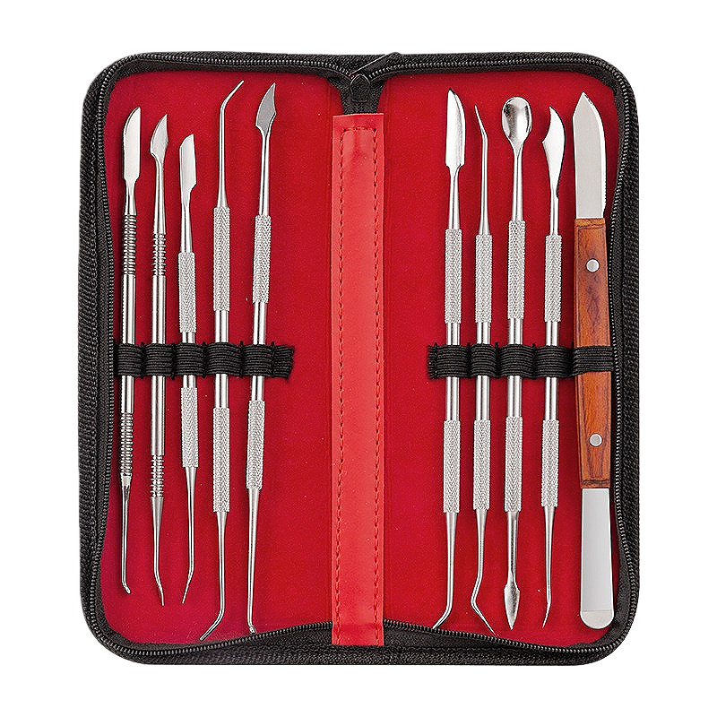 Dental Tool Set Spatulas Plaster Knife Practical Versatile Teeth Wax Carving Too