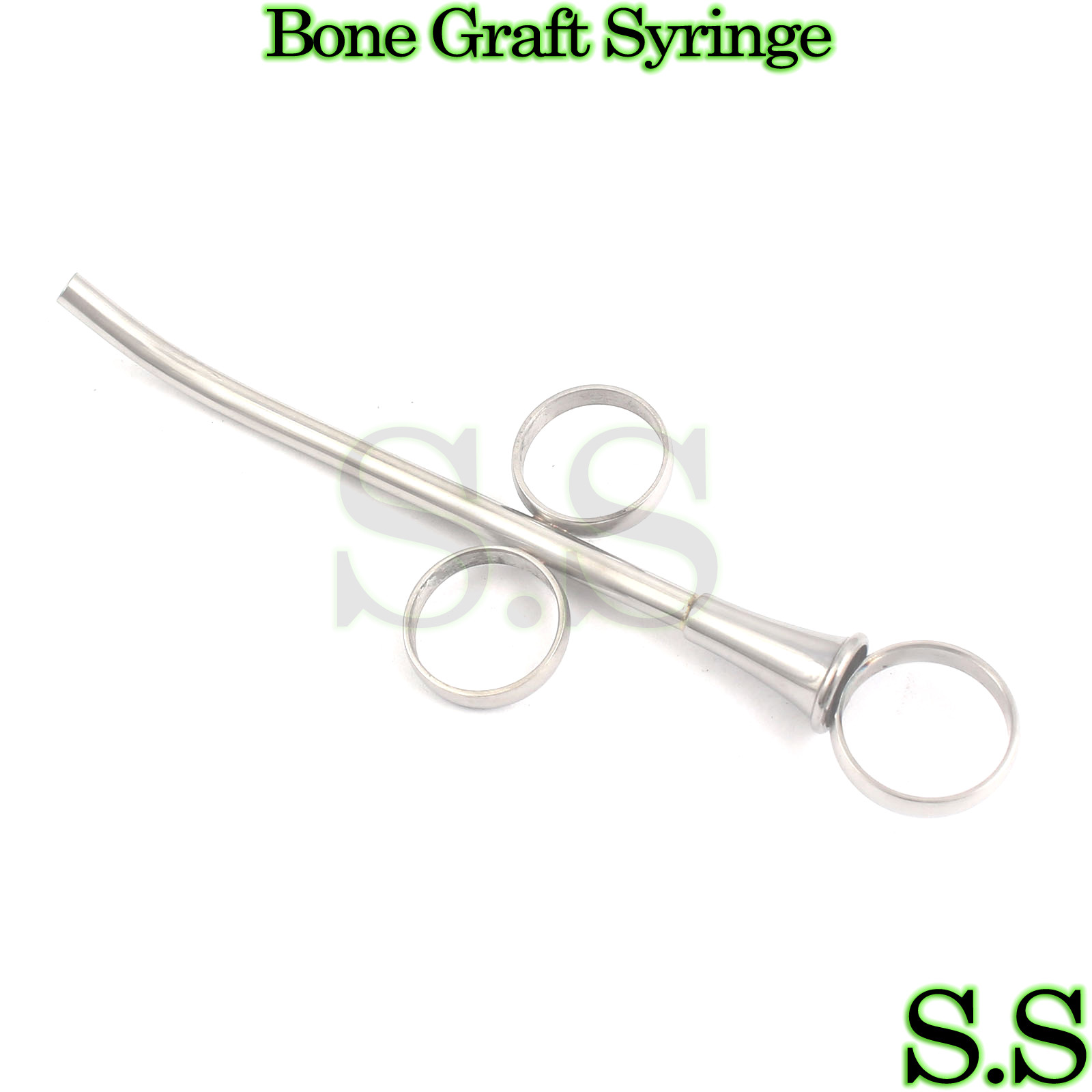 New Stainless Bone Graft Syringe 5mm Implant Dental Instruments