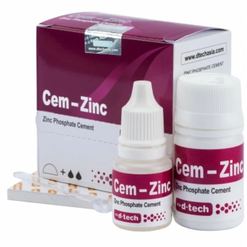Cem Zinc Phosphate Cement Permanent Tooth Filling Pow 30gm Liq 15gm Free Ship
