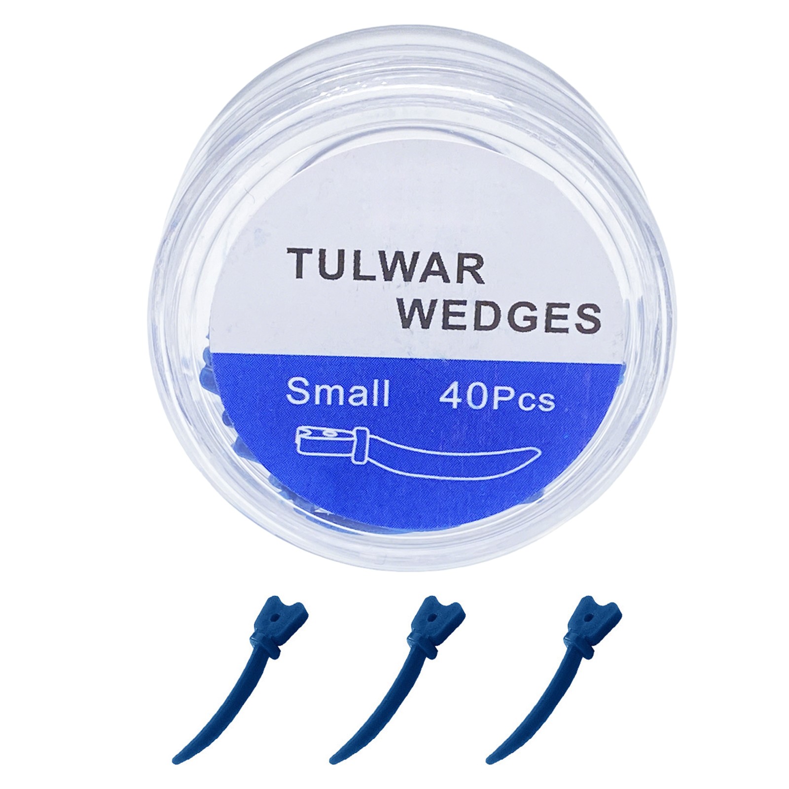 Dental Tulwar Wedges Sectional Matrix System Refill Wedge Diastema Plastic Wedge