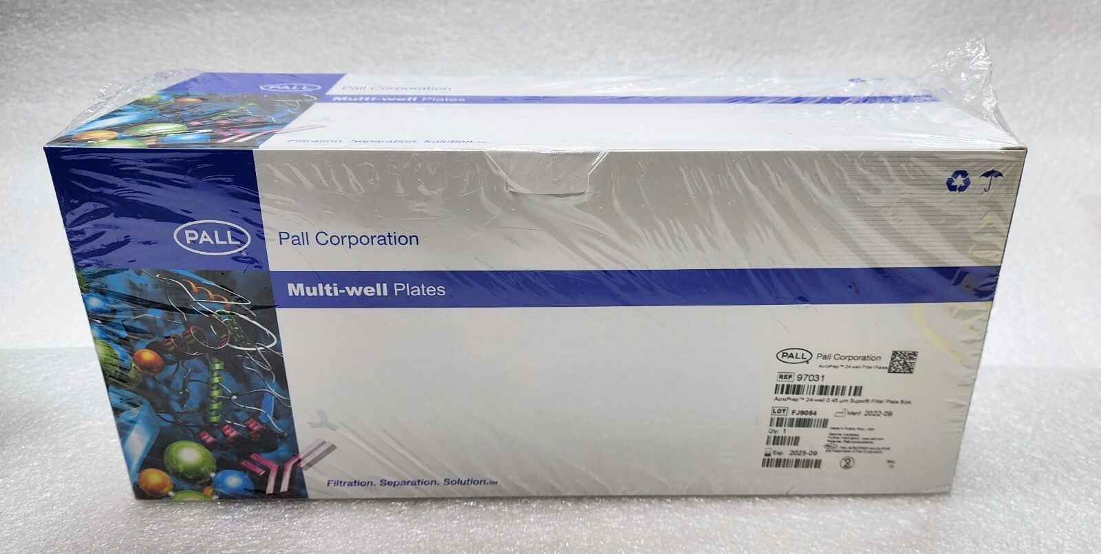 Cytiva / PALL 97031 AcroPrep 24-well Filter Plate 0.45 µm Supor Filter Plate 8PK