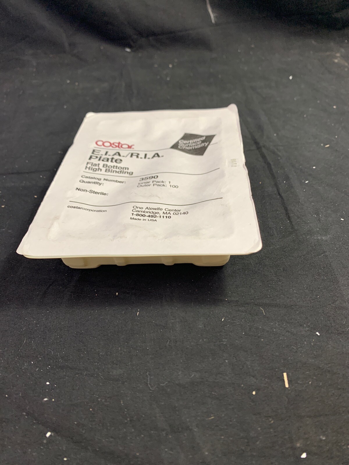 CORNING 360µL EIA/RIA High Bind Microplate 96-Well Flat Bottom NonSterile 1/PK