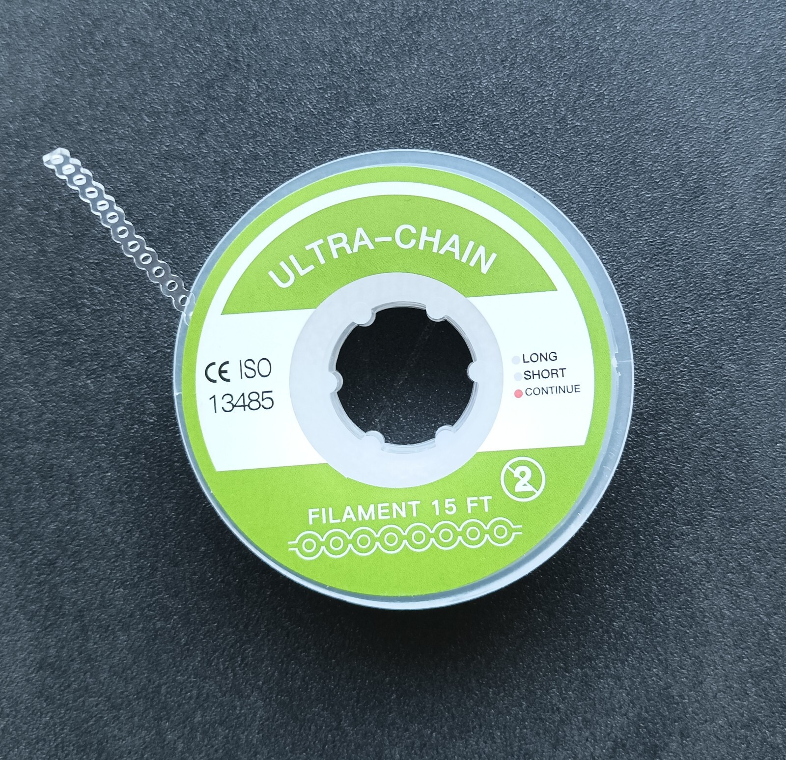 10 Rolls Dental Orthodontic Power Chain Elastic Rubber Braces Bands Ultra 3 Size