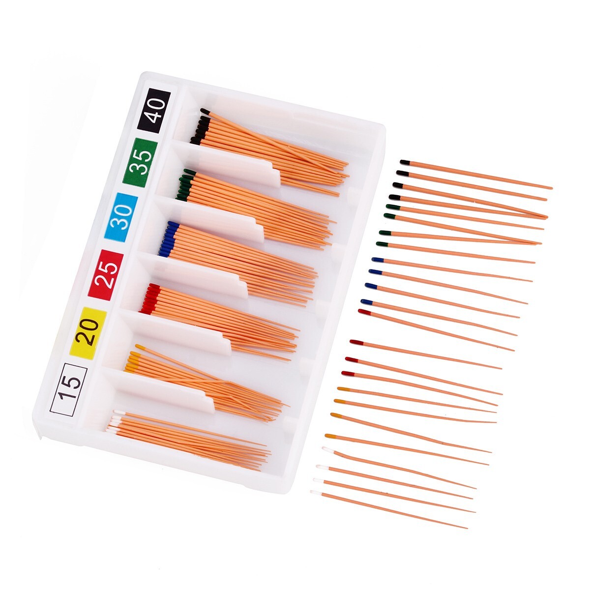 10 Boxes Dental Endodontic Gutta Percha Points GP 0.02 Taper 15-40# 120pcs/box
