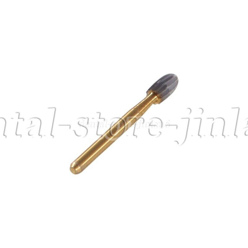 10/20Pcs Dental Tungsten Carbide Bur Trimming and Finishing Egg Football FG7408
