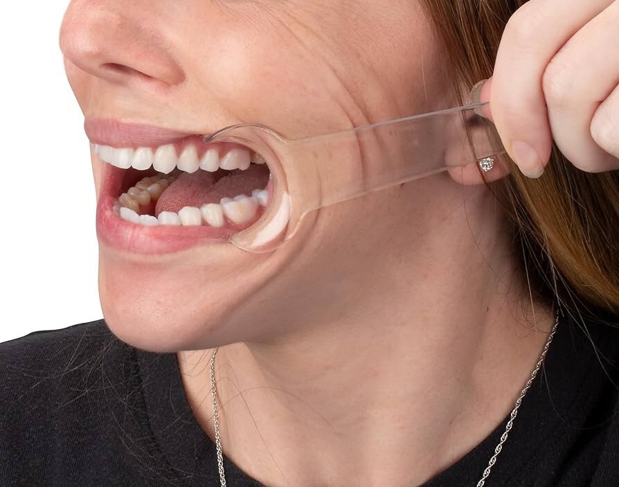 Hand Held Cheek Retractor – Clear Plastic – Large 10/PK