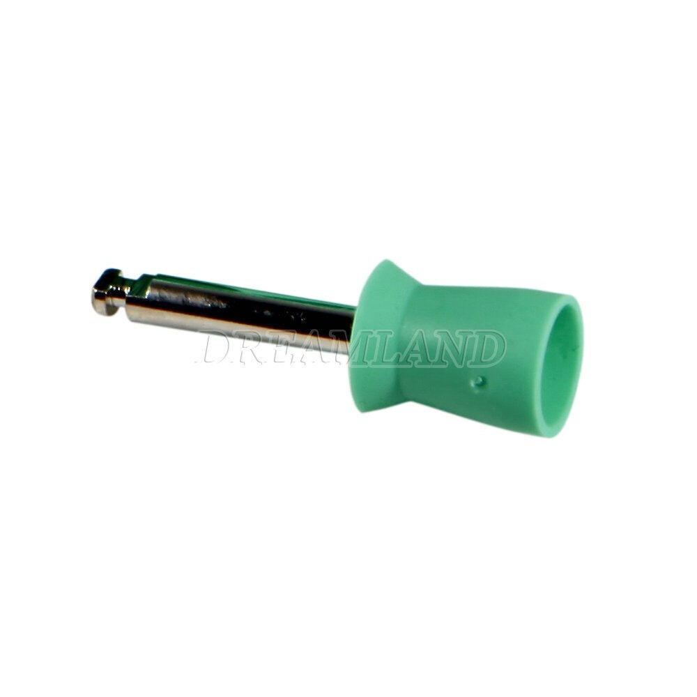 100pcs Dental Polishing Prophy Angle Cups Latch Type Brushes Polisher green USA