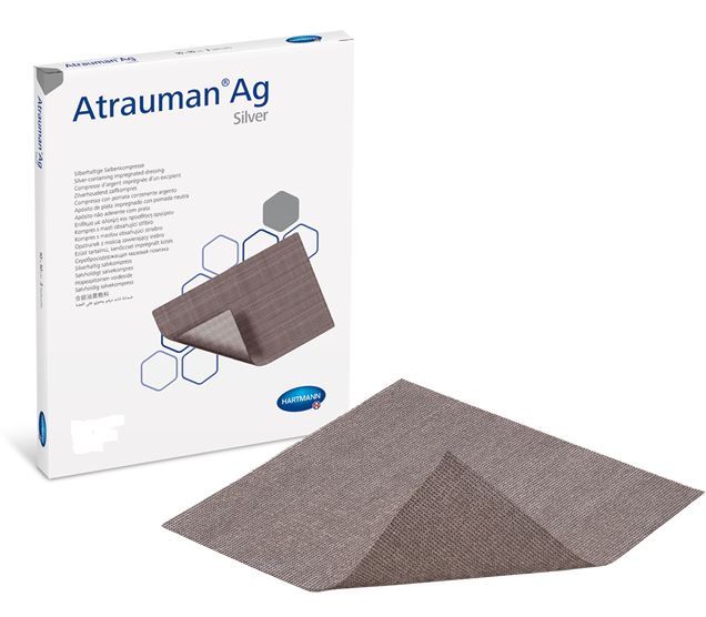 Atrauman AG Silver Impregnated Tulle Dressings 10cm x 20cm (x10)