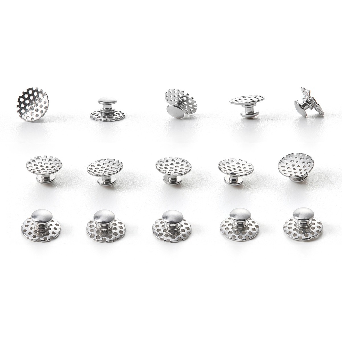 AZDENT Dental Orthodontic bondable Lingual buttons with Hole Round hollow base