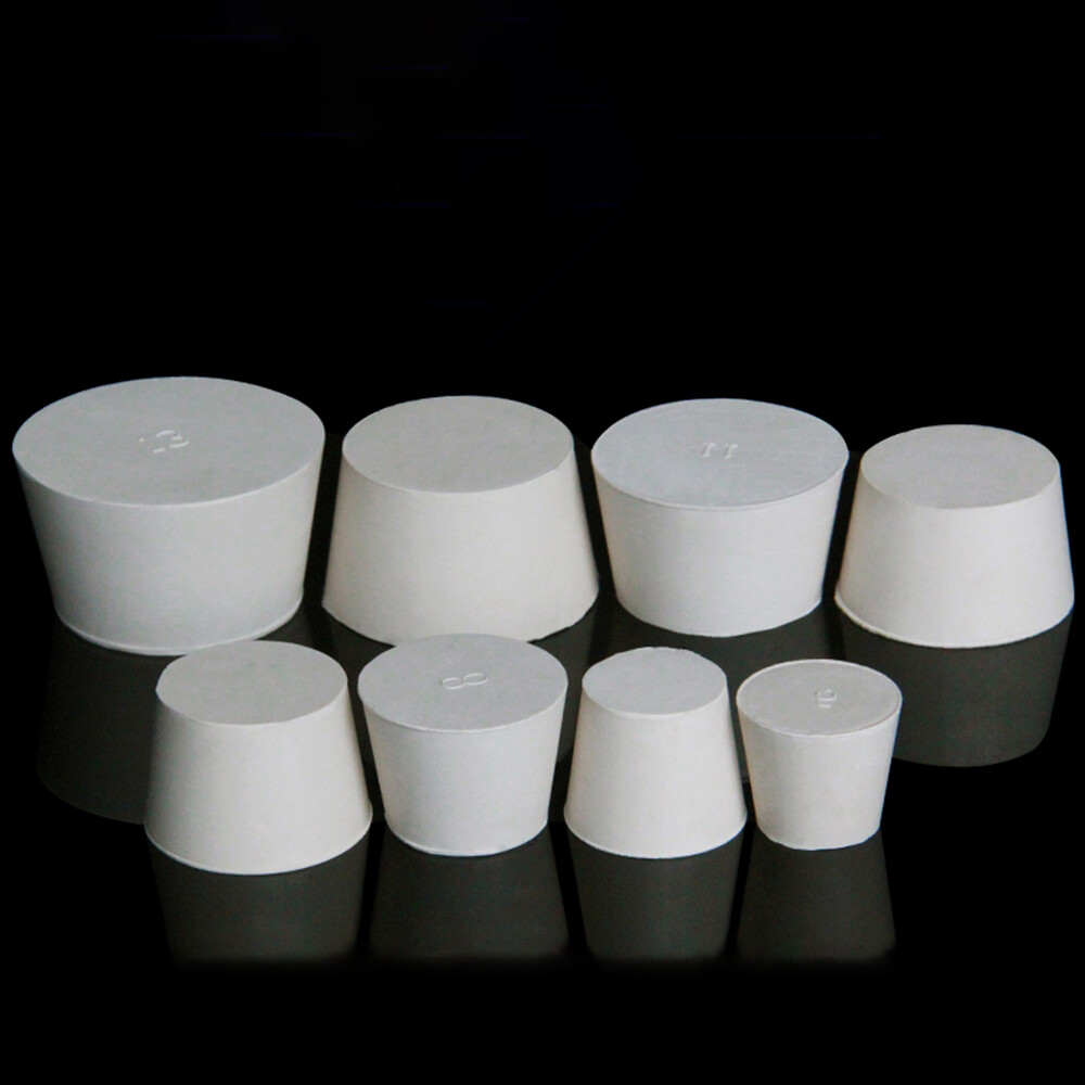 Rubber Cork Bung Solid For Test Tube Plugs /Bottle Stopper 12.5-8mm ~ 26-19mm