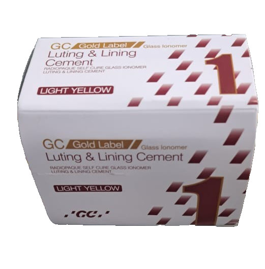 GC Fuji I Gold Label Glass Ionomer Luting & Lining Cement 35g/25g – Fast Ship