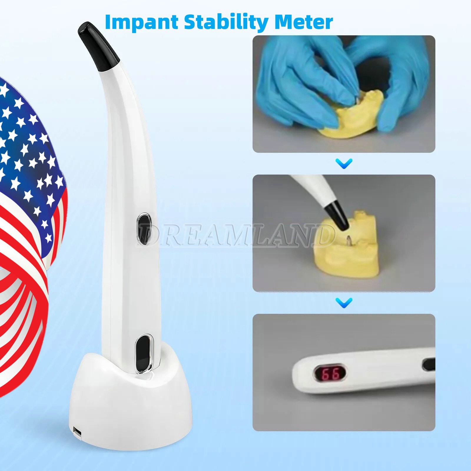 10 NSK PANA MAX Style Dental High Speed Push Button Handpiece 4 Hole Fit SANDENT