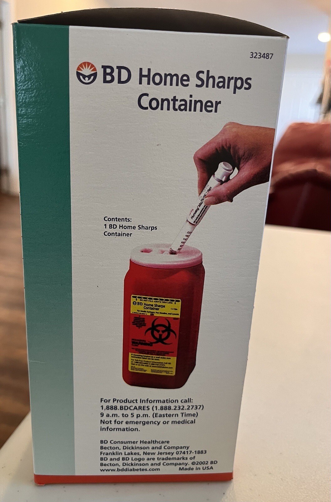 1 Quart Sharps Container Biohazard Needle Disposal Tattoo