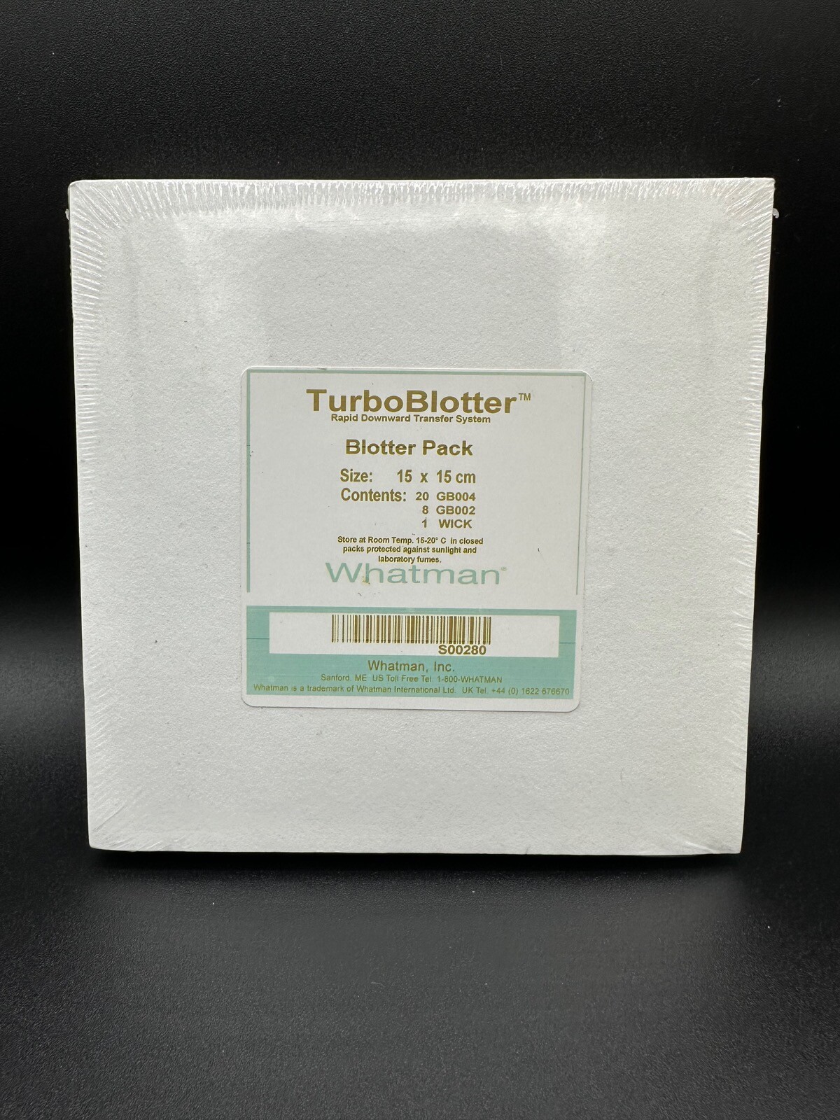 WHATMAN TurboBlotter 15 x 15cm Blotter Pack 20x GB004 8x GB002 1x WICK