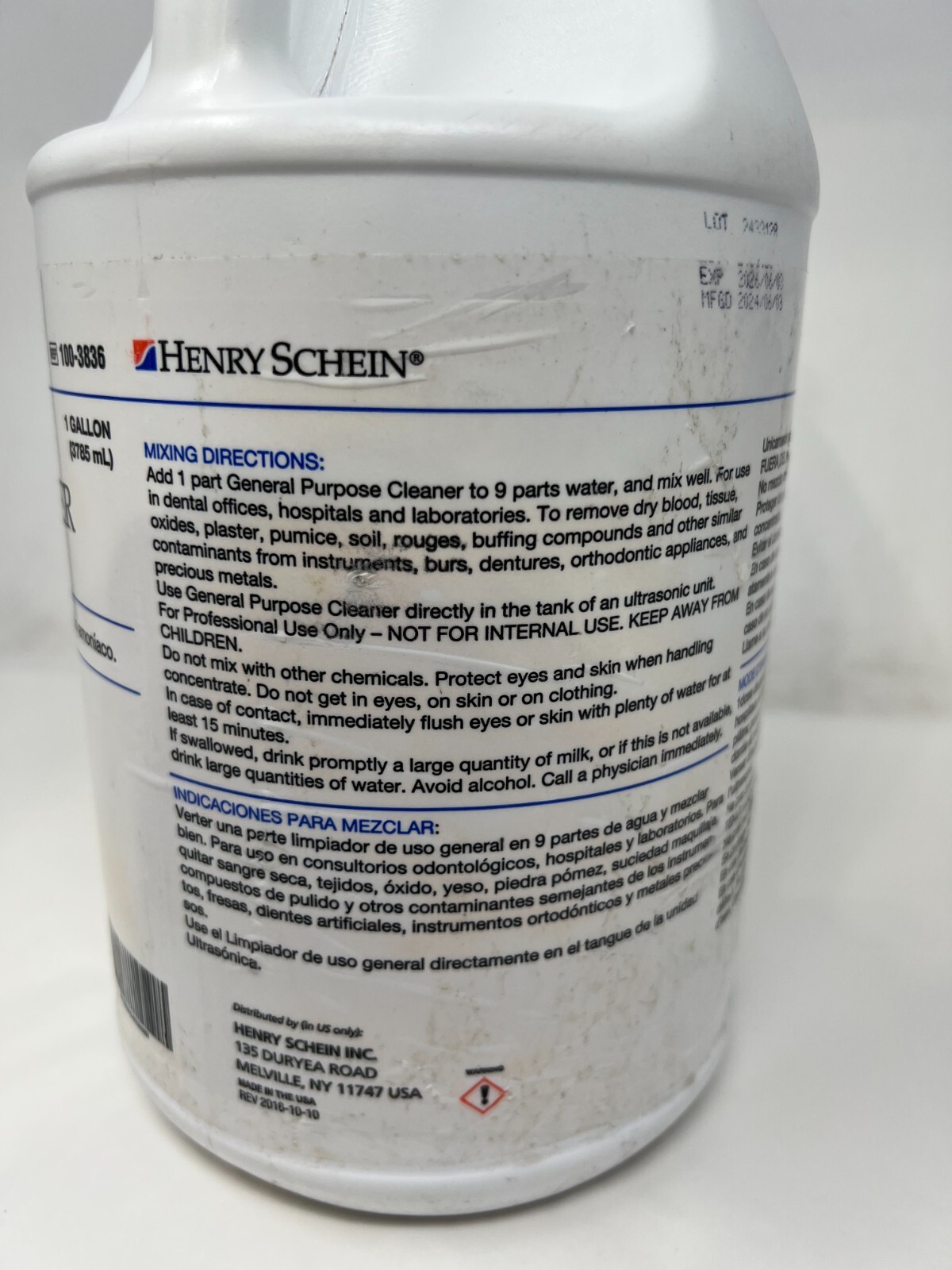 General Purpose Cleaner Henry Schein 100-3836