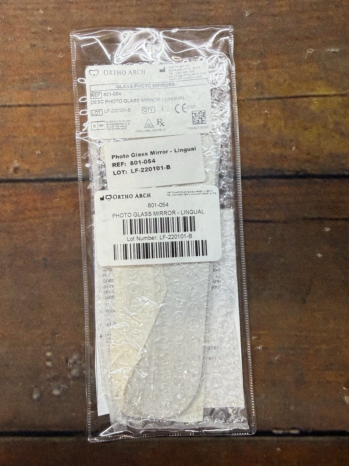 Ortho Arch 801-054 Photo Glass Mirror Lingual Dental Intraoral NEW Sealed