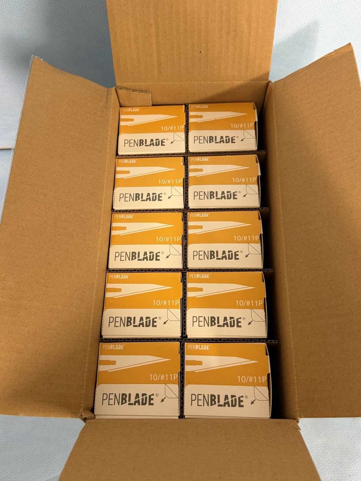 100x TIDI PenBlade #11P Disposable Safety Scalpel PB-M-11P-CAS (10 Boxes of 10)