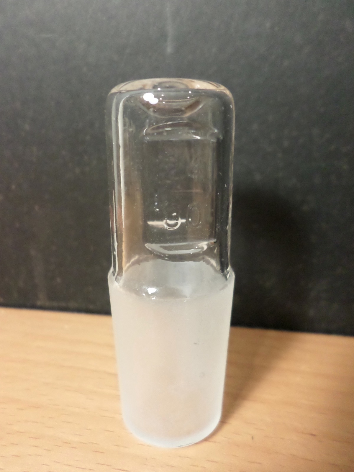 Corning PYREX Hollow Glass Barrelhead Standard Taper 24/30 Inner Joint Stopper