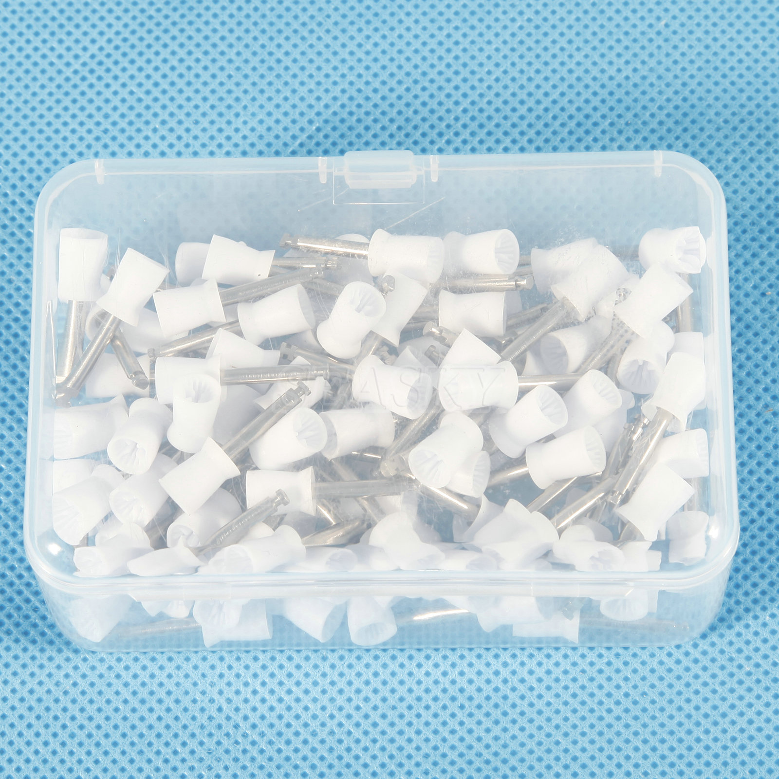 USA 300 pcs Dental Prophy Cup Polisher Brush Hard Rubber Polishing Tooth Latch