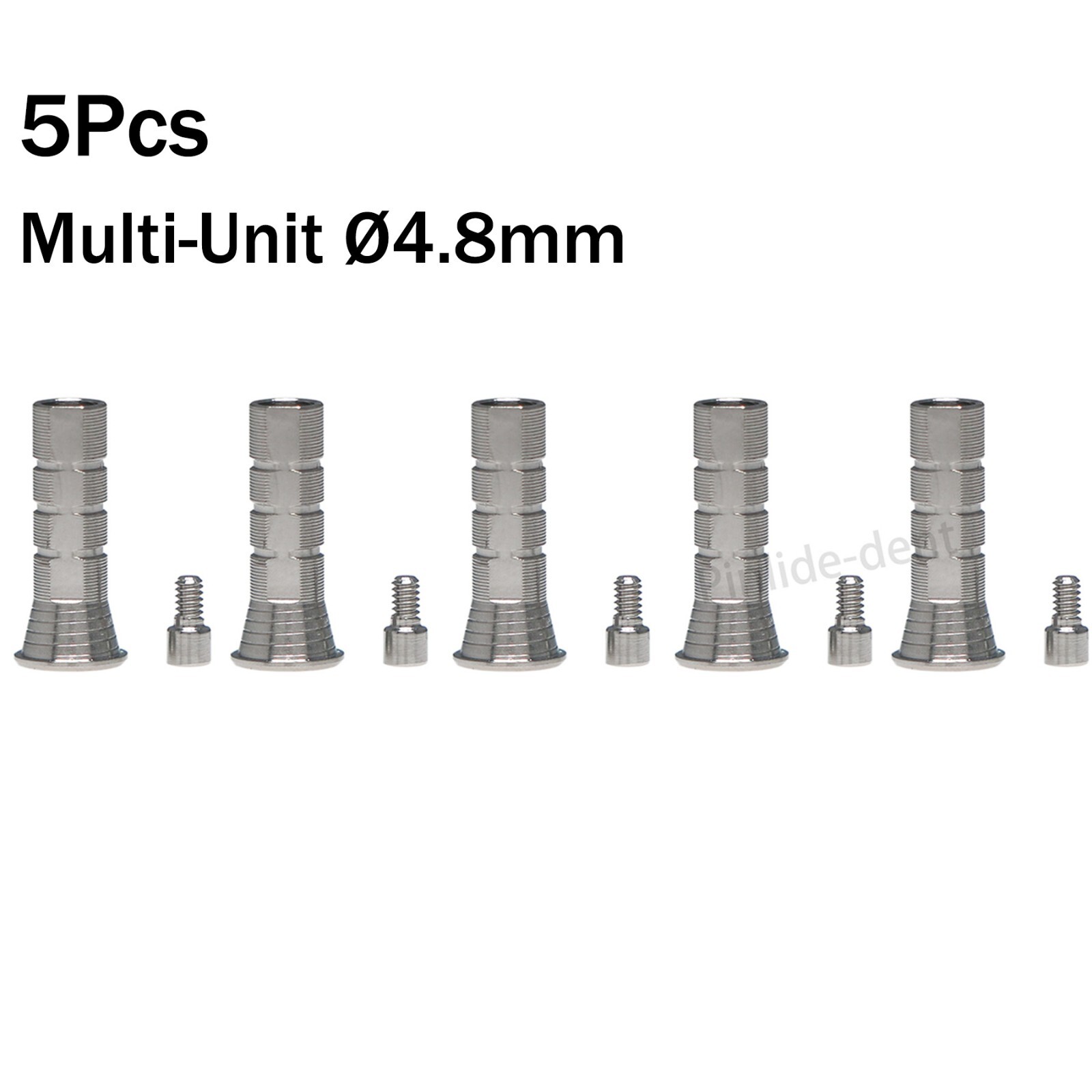 Titanium Temporary Cylinder Ti Multi Unit Ø4.8mm Abutment Fits Hiossen Oss