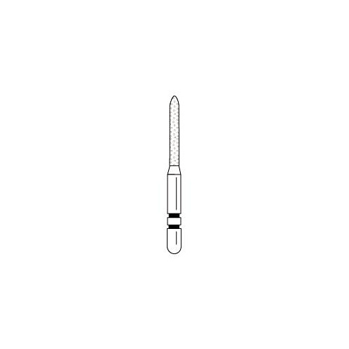 Abrasive Technology 248.8C Two Striper FG Bevel Cylinder Coarse Diamond Burs 5Pk