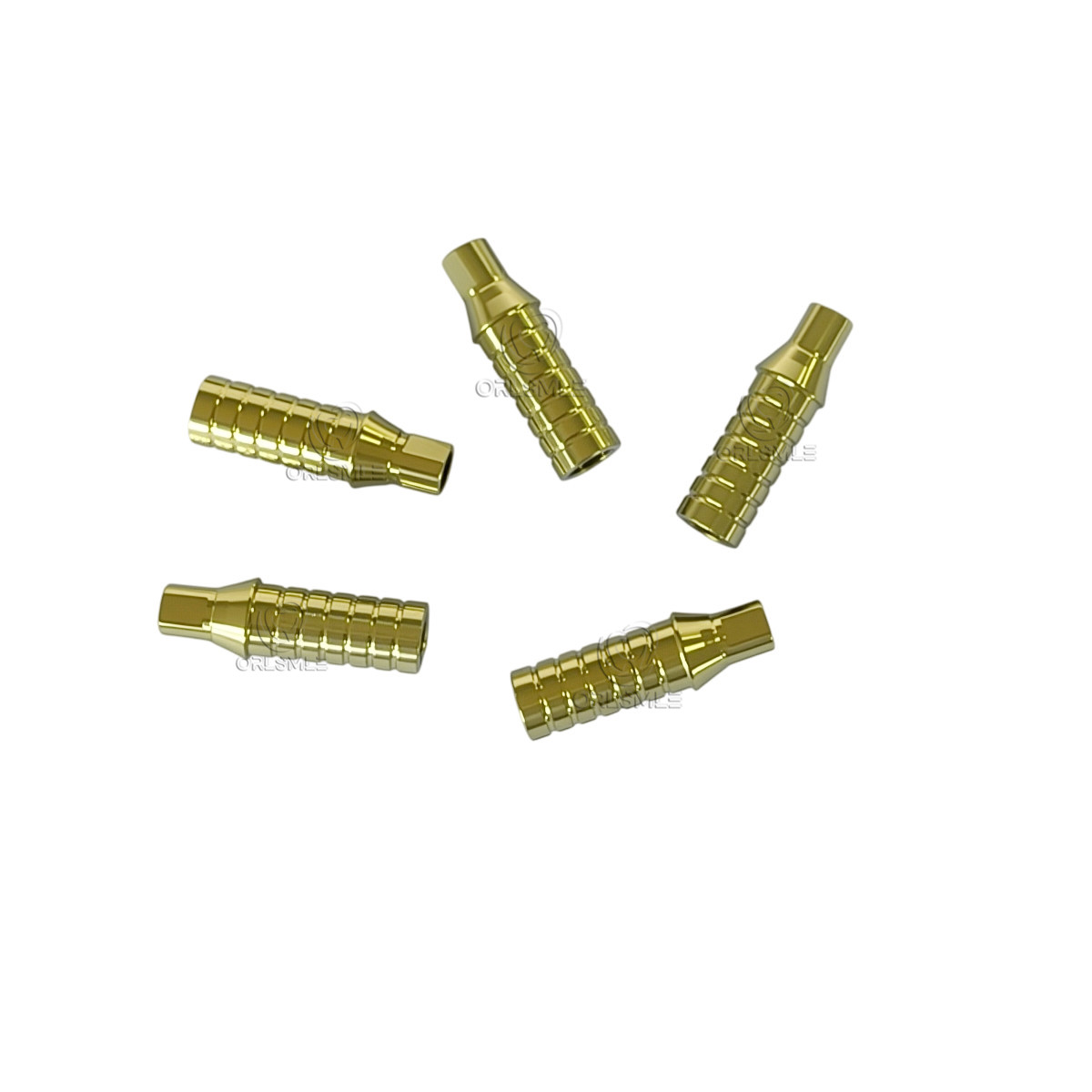 5 pcs Temporary Titanium abutment with screw fit to Straumann ITI platform RC/NC