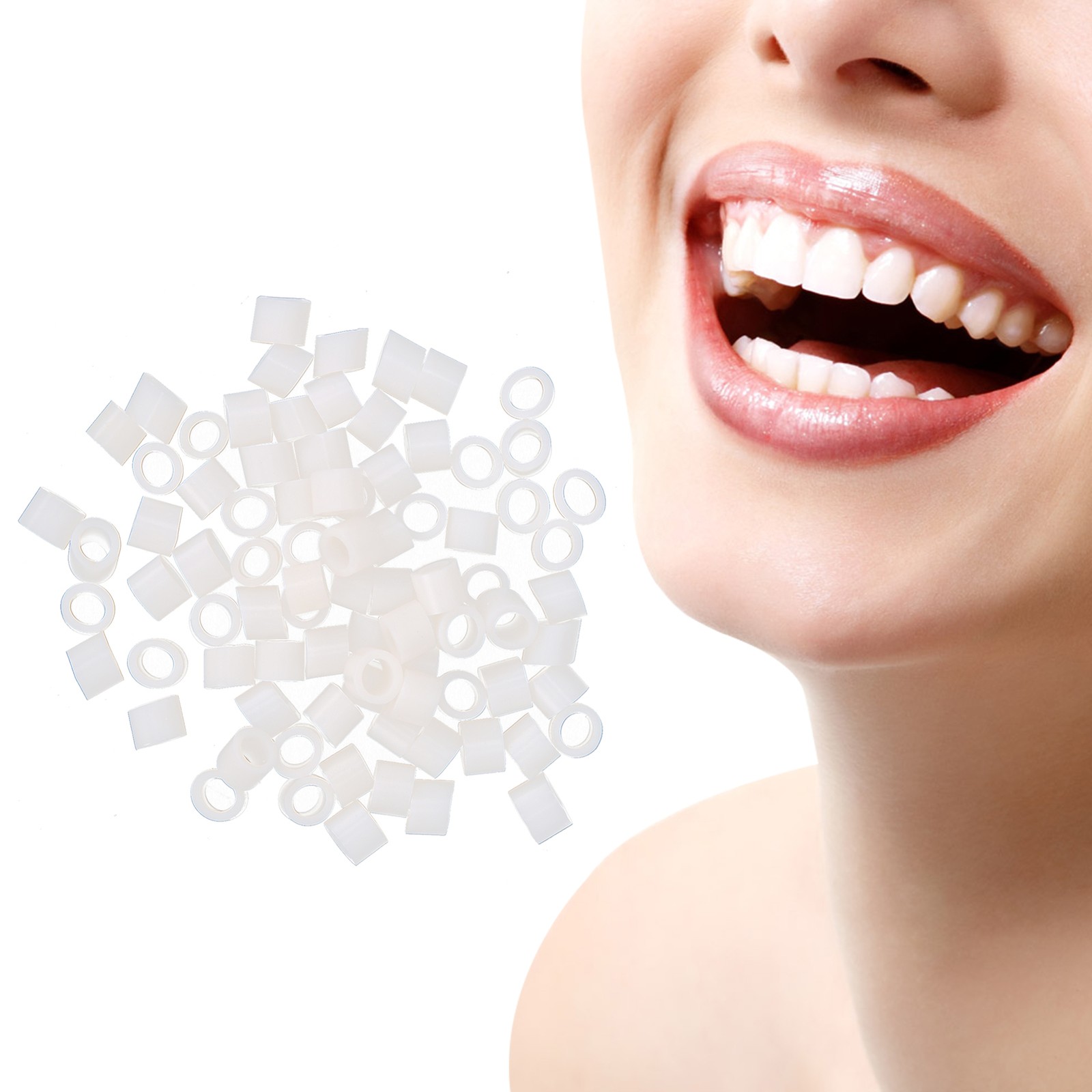 100pcs Dental Code Rings – Practical Silicone Coding Solution Easy To Use