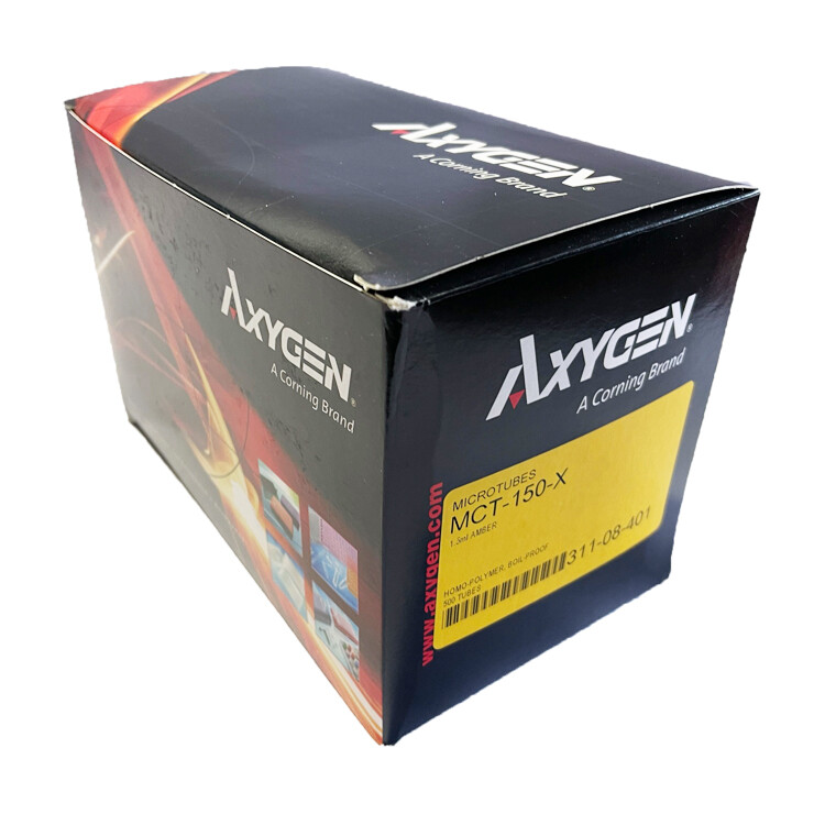 CORNING Axygen™ Snaplock Microtubes Boil Proof AMBER 1.5mL – 500/Box LAB