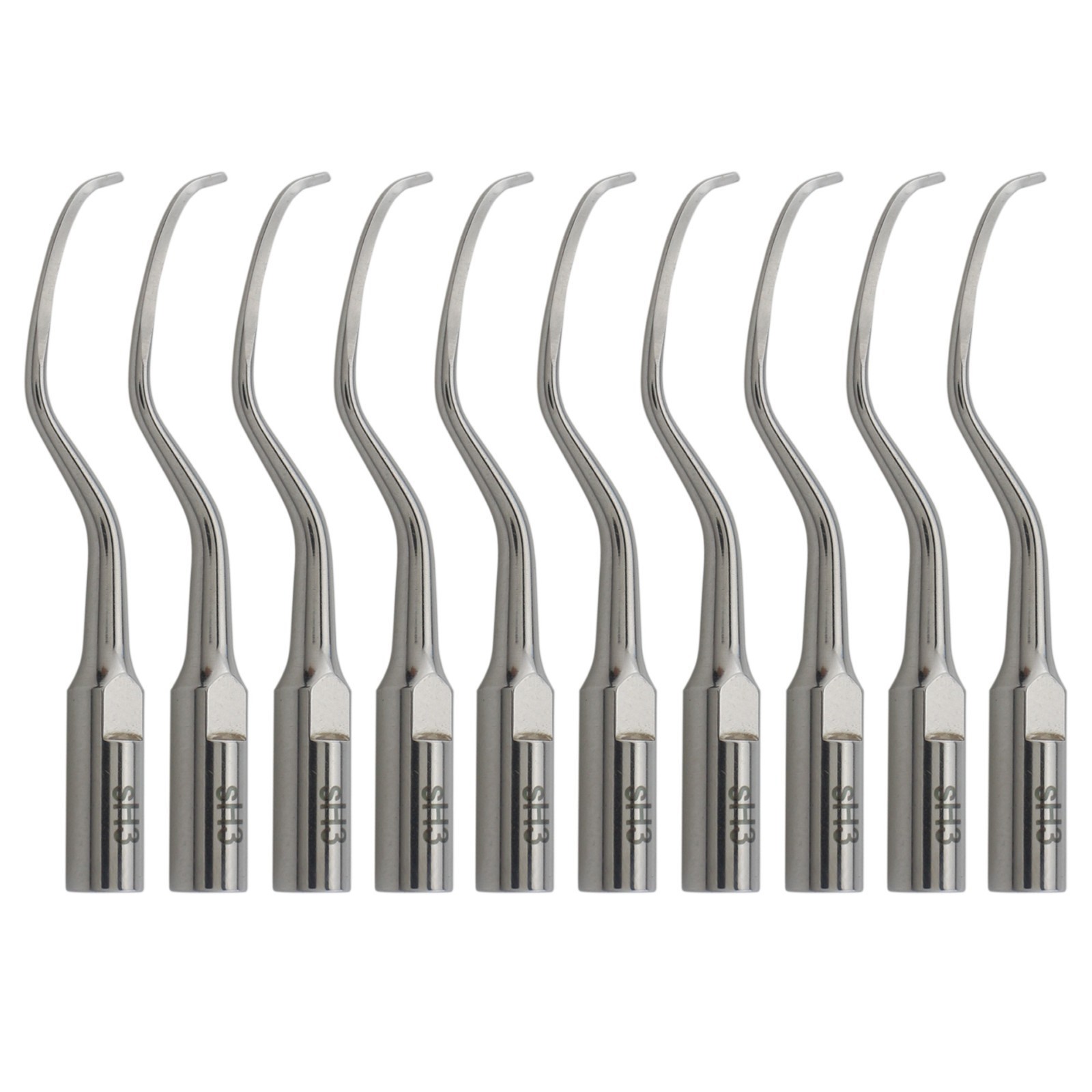 10PCS Satelec ACTEON H3 Piezo Tips Dental Ultrasonic Scaler Tips Periodontal