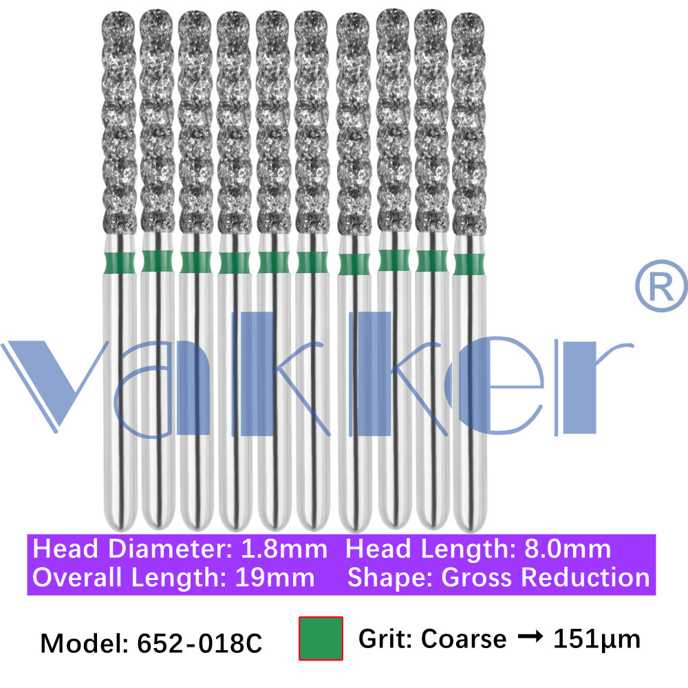 10pc Diamond Burs Shape Inter Proximal Gross Reduction Super Fine Medium Coarse