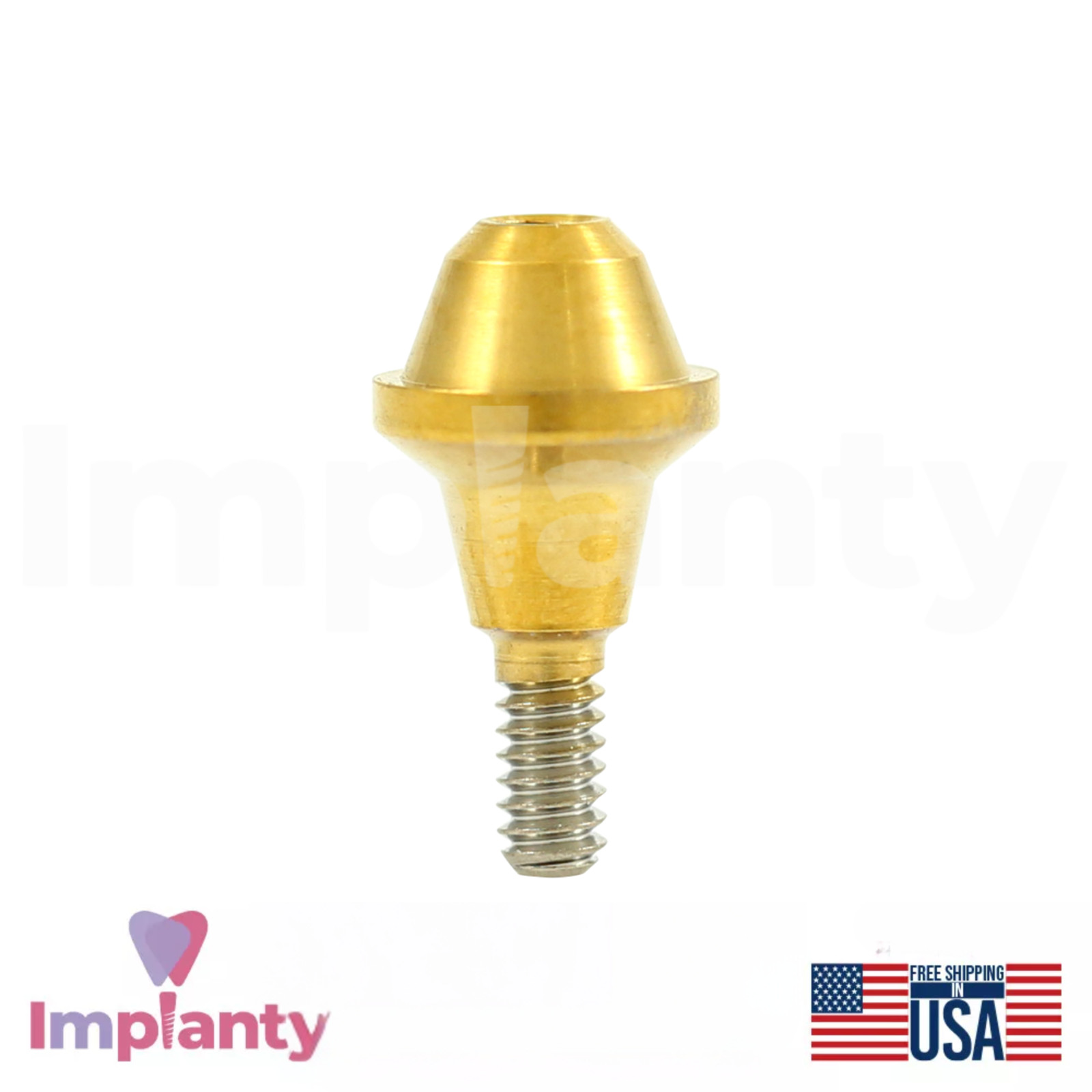 5x Straight Multi Unit Dental NP Conical Connection Nobel Active Compatible