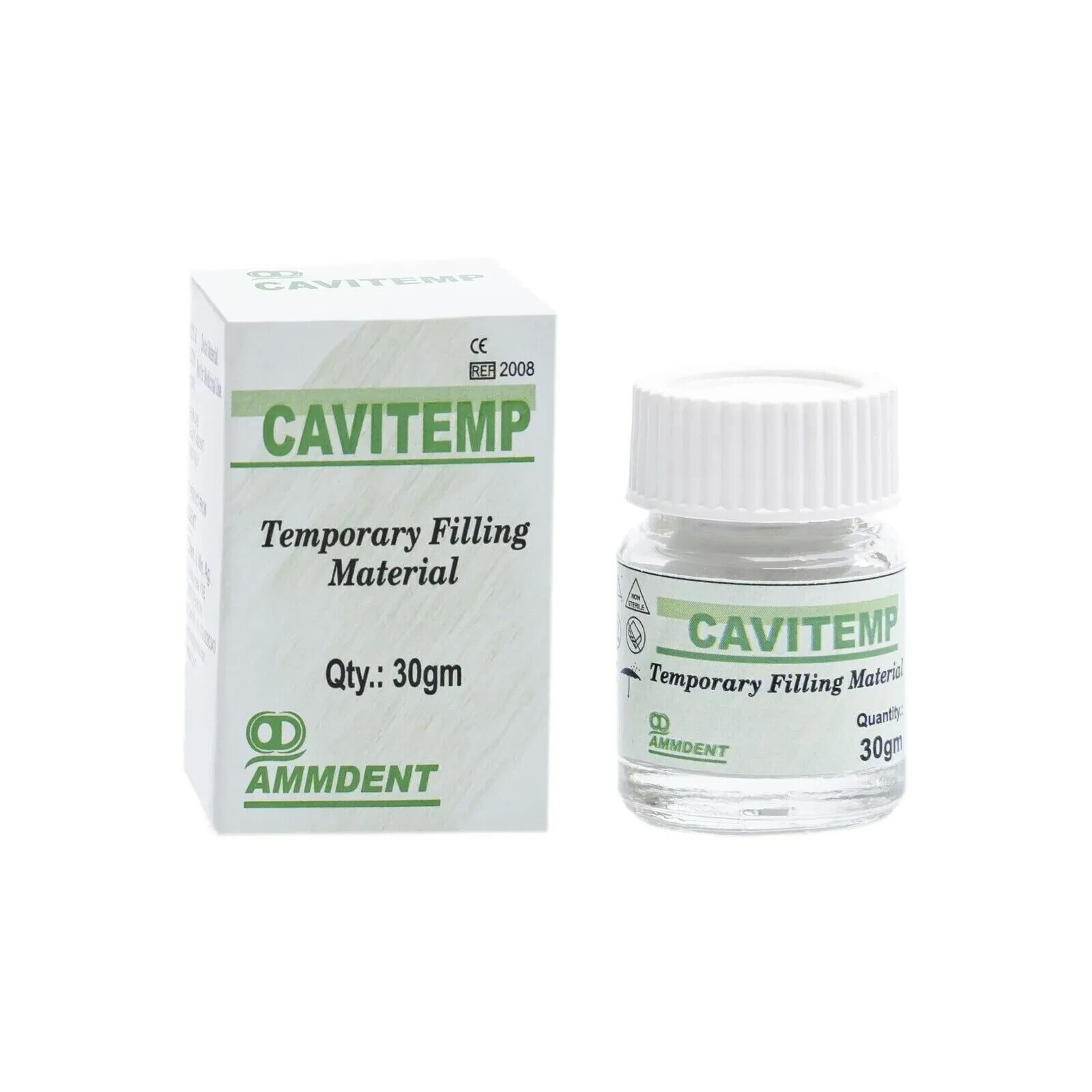 Ammdent Cavitemp Dental Temporary Filling Material Cement 30 gram (Free Ship)