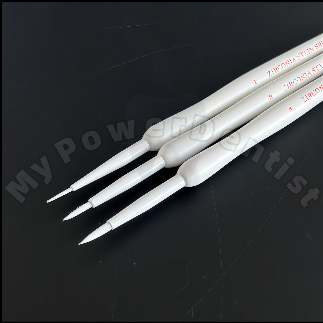 Zirconia Stain Brush Synthetic Hair Dental White Staining Brushes Pens MPF Style