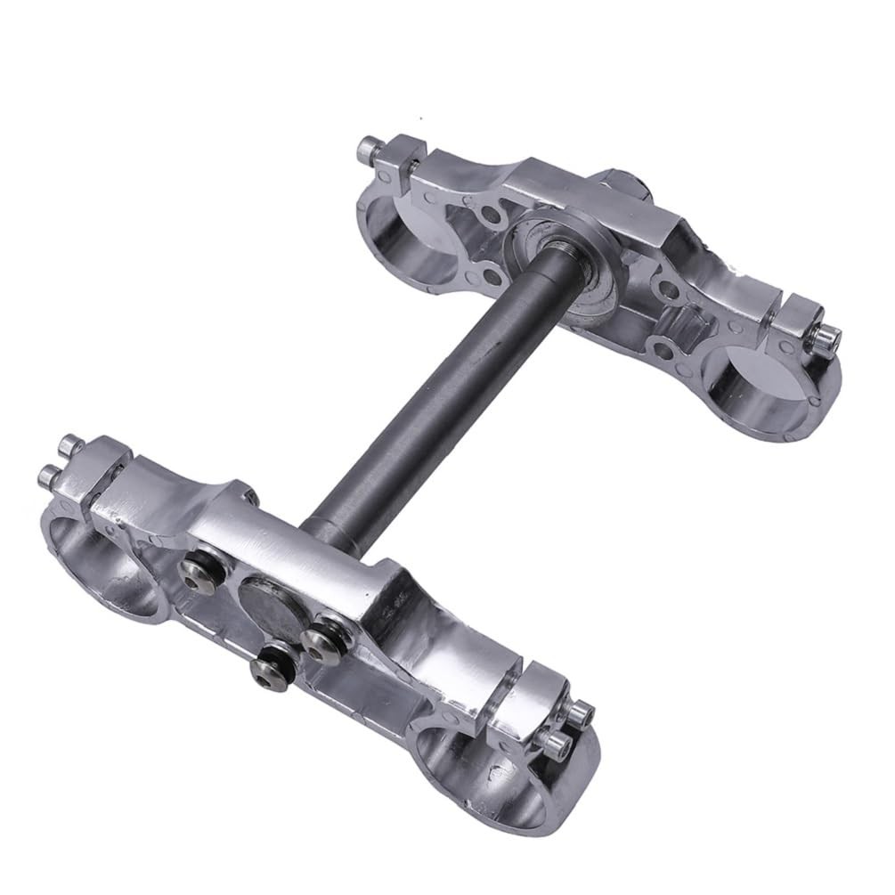 45/48mm Upside Down Fork Triple Tree Clamp 17″-21″ Dirt Pit Bike MX Silver