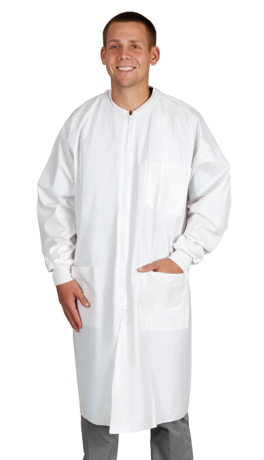 *30-Piece* Medline Static-Dissipative Microporous Breathable Lab Coat NONSW1750M