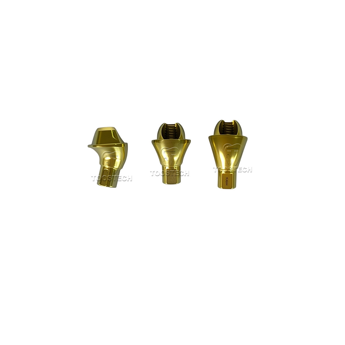 6pcs multi unit angled abutment fits to Straumann ITI NC/RC 17 degree D4.6mm