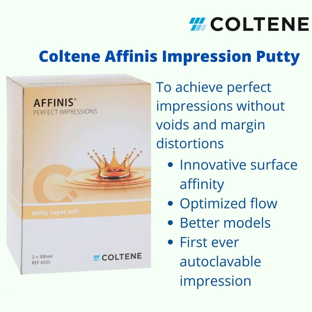 Coltene Whaledent Silicone-Based Impression Material Affinis Super Soft Putty
