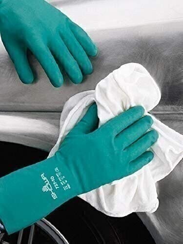 SHOWA 727 Nitrile Unlined Chemical Resistant Safety Work Glove