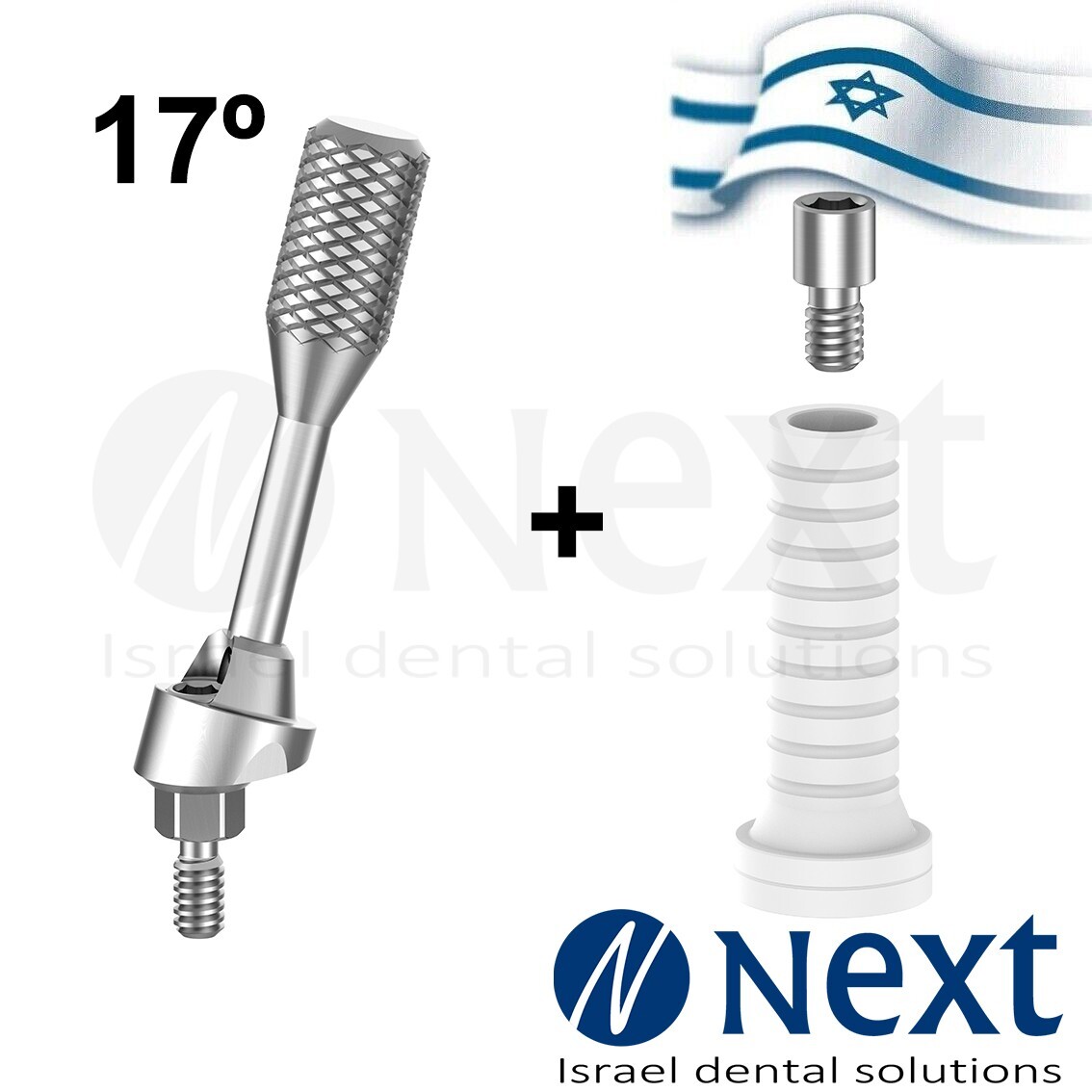 New Multi Unit angulated 17 deg 2 mm attachment plastic sleeve
