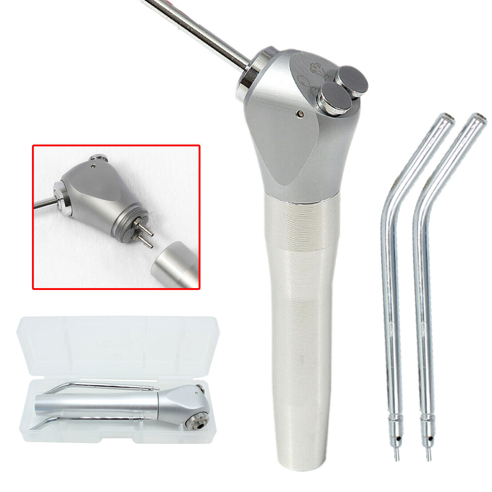 Dental 3-Way Air Water Spray Triple Syringe Handpiece Nozzles/Tubes/Tips 23 Type