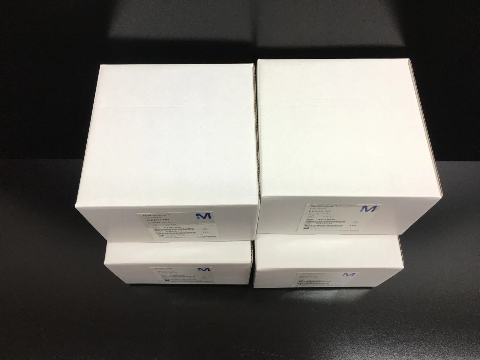 Millipore REF MADP19650 MultiScreen Filter Plates Punch Tip 96 Well Lot 4 Packs