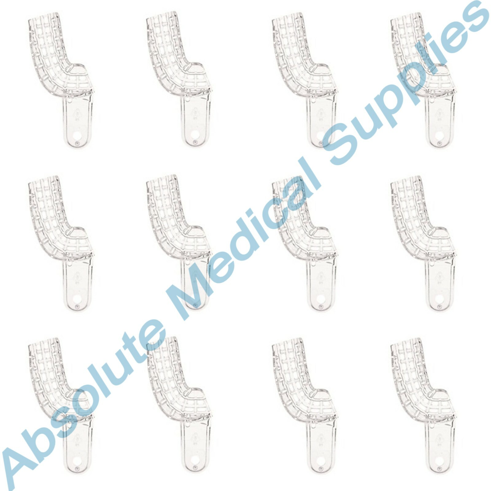 *12-Pieces* President Impression Trays Size-8 Upper Right/Lower Left C6908