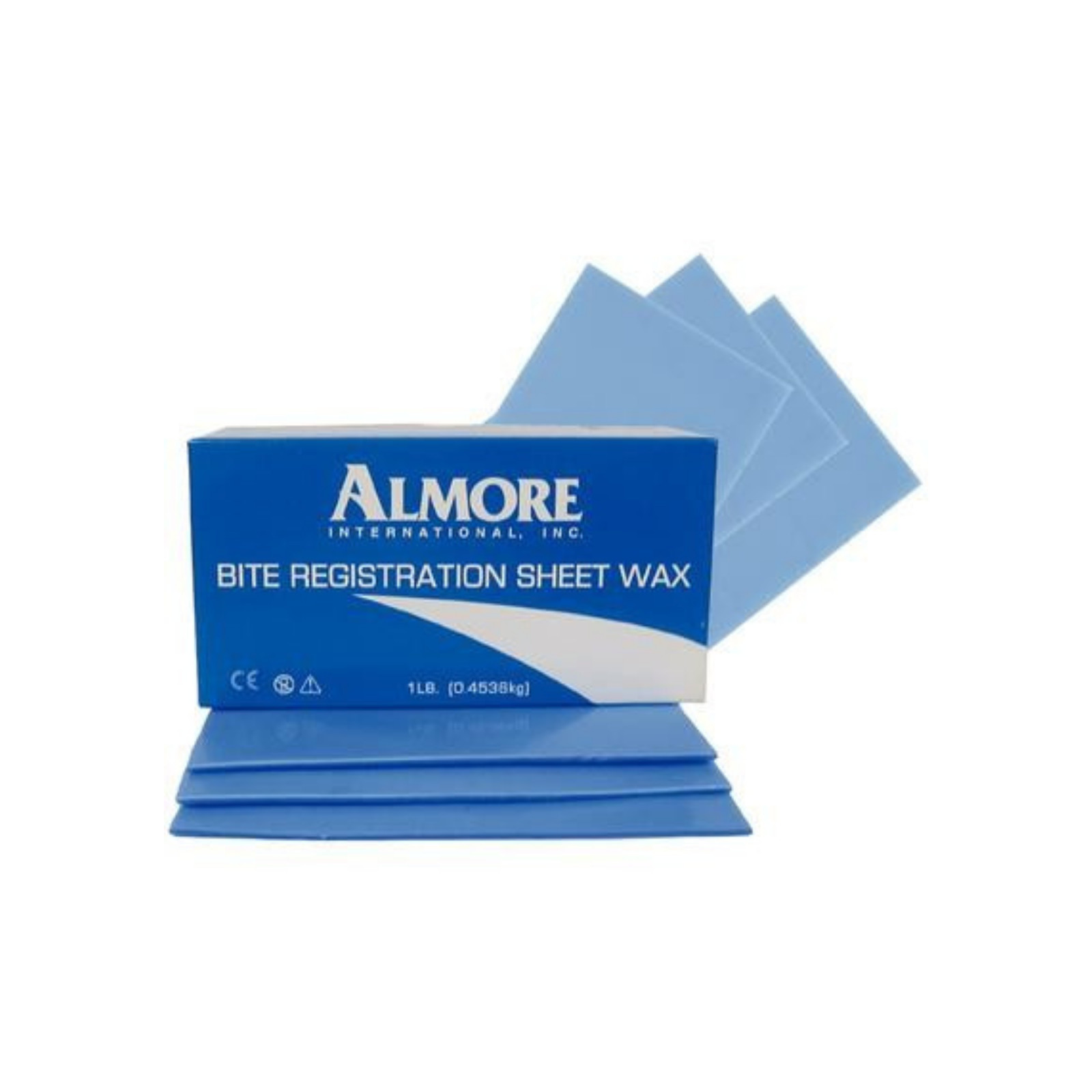 Hager Almore Dental Wax Bite Registration Sheets Blue Regular 1Lb 42600