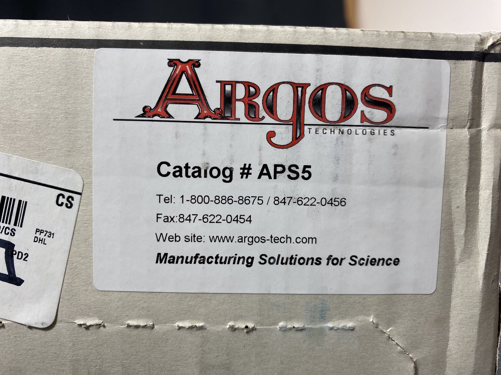 ARGOS TECHNOLOGIES 5mL Sterile Polystyrene Aspirating Pipettes APS5 (200/Case)