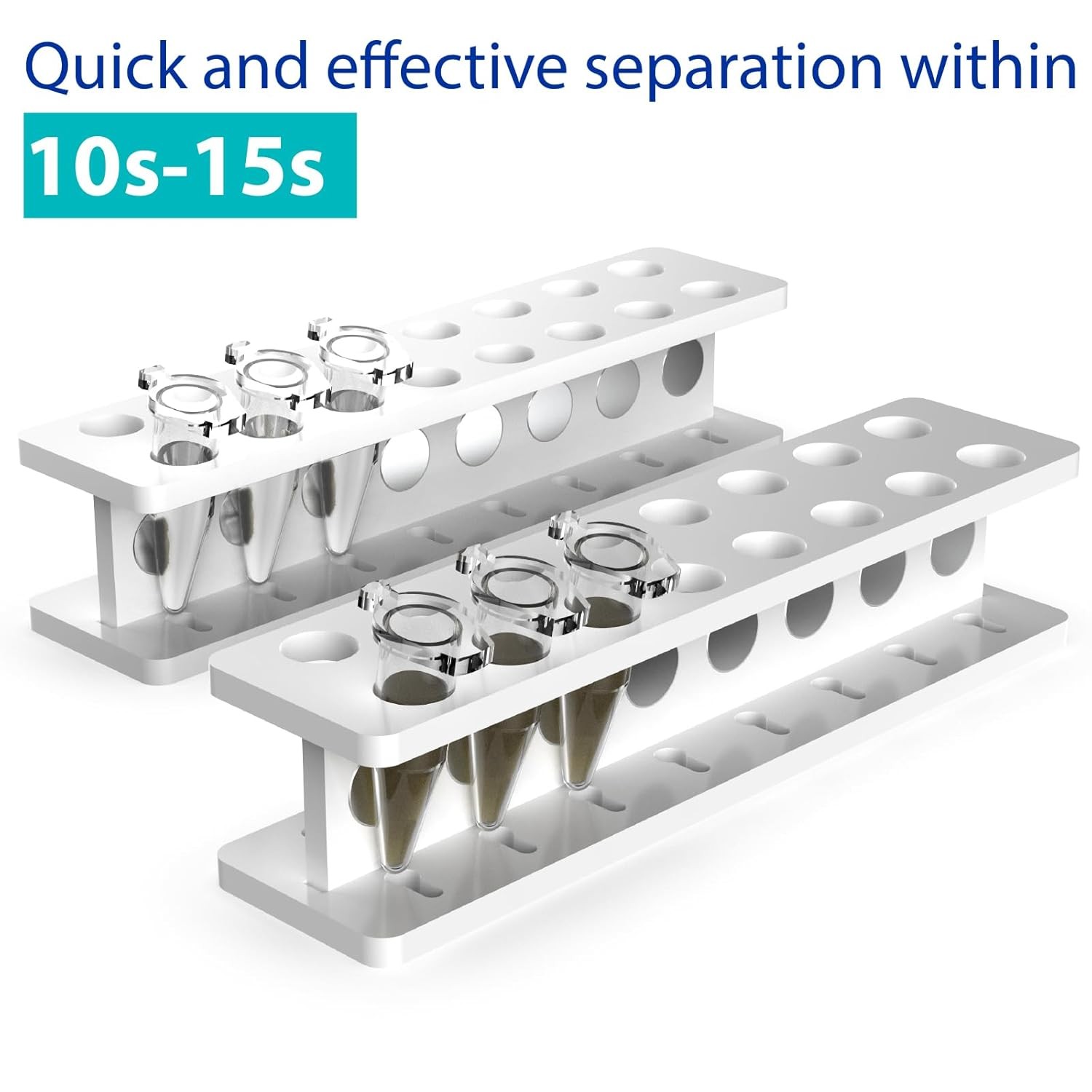 US Magnetic Bead Rack for Purification of DNA RNA Separator Magnetic Separator