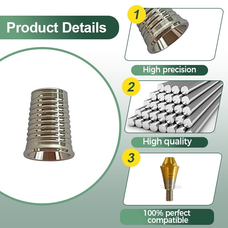 6pcs Multi unit Titanium base fits Hiossen Osstem TS Platform long short types